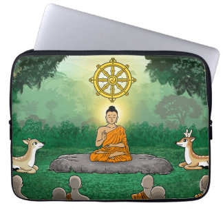 Capa Para Notebook Triple Gems: Buda, Dharma, Bolsa de laptop de Sang