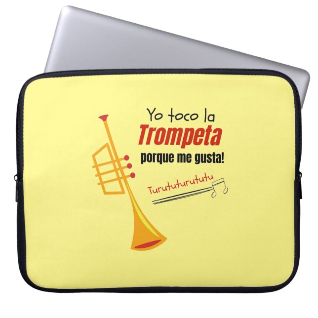 Capa Para Notebook trompete (Frente)