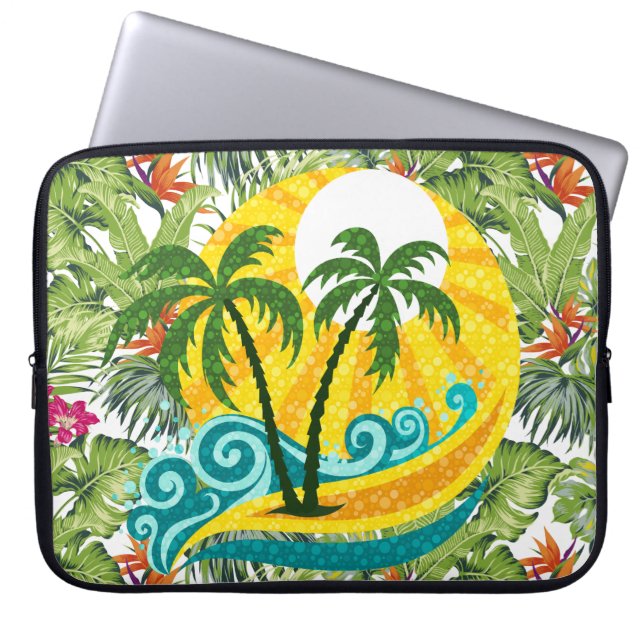 Capa Para Notebook Tropical (Frente)