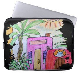 Capa Para Notebook Tropical Paint Stroke