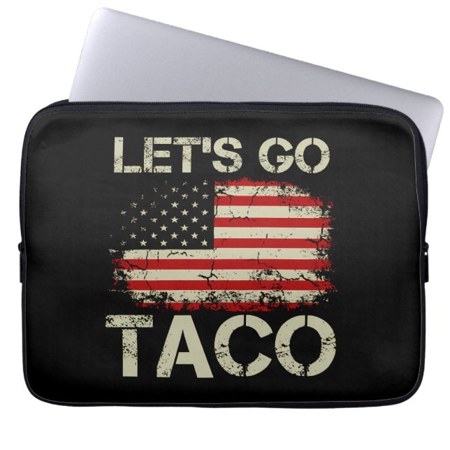 Capa Para Notebook Trump Sempre Desiste Vamos Lá Taco (Frente)