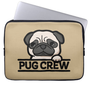 Capa Para Notebook TRUPE DO PUG – Presente Divertido e Fofo para Aman