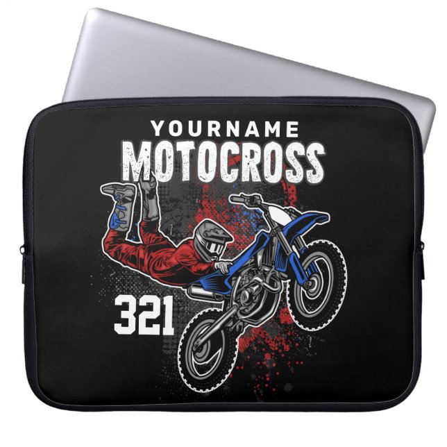 Capa Para Notebook Truques FMX de Corrida Múltipla Personalizada de E (Frente)