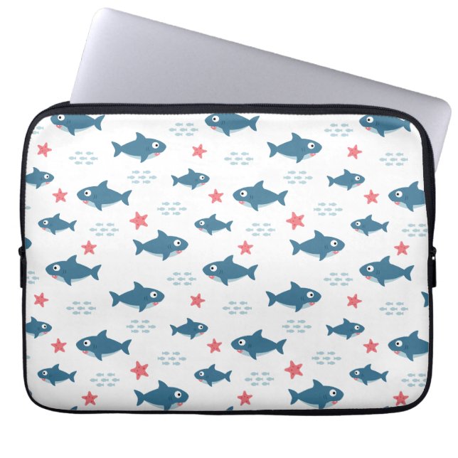 Capa Para Notebook Tubarão (Frente)