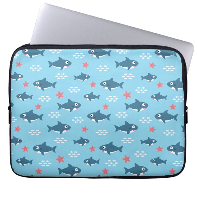 Capa Para Notebook Tubarão (Frente)