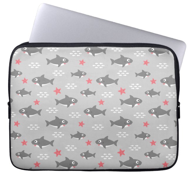 Capa Para Notebook Tubarão (Frente)