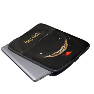 Capa Para Notebook Tubarão Grande Escuro