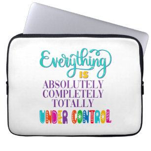 Capa Para Notebook Tudo Está Totalmente Sob Controle