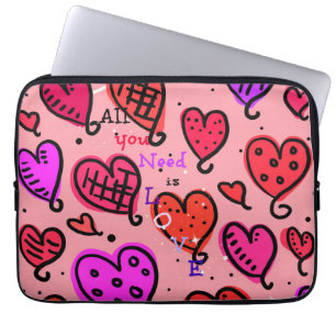 Capa Para Notebook Tudo o que você precisa é amor