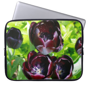 Capa Para Notebook Tulipas pretas de Holland