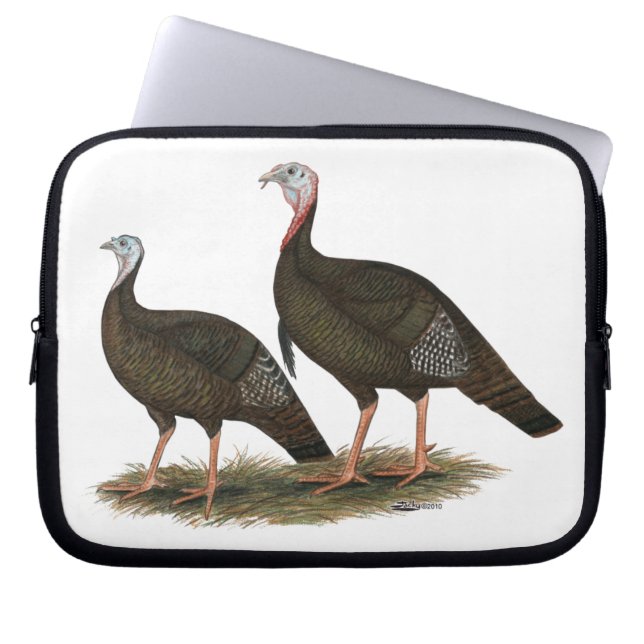 Capa Para Notebook Turkeys East Wild Pair (Frente)