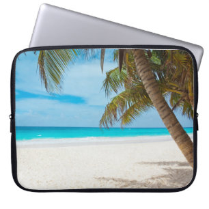 Capa Para Notebook Turquoise Tropical Beach