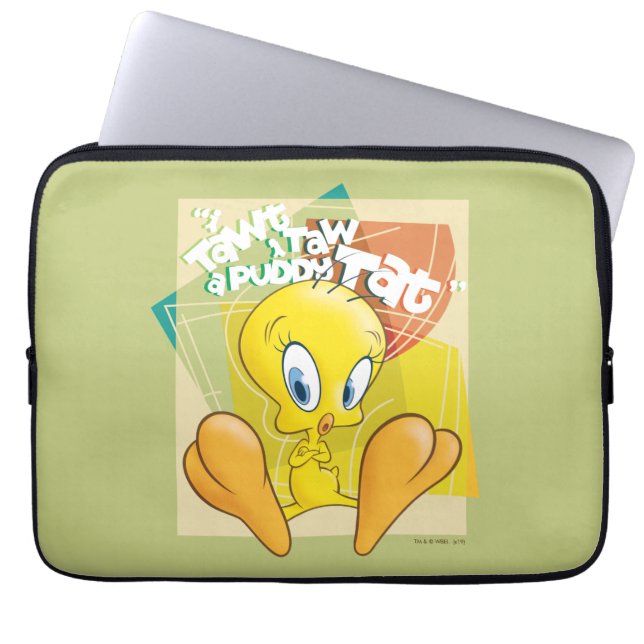 Capa Para Notebook TWEETY™ "Eu pensei que eu vi um gato" (Frente)