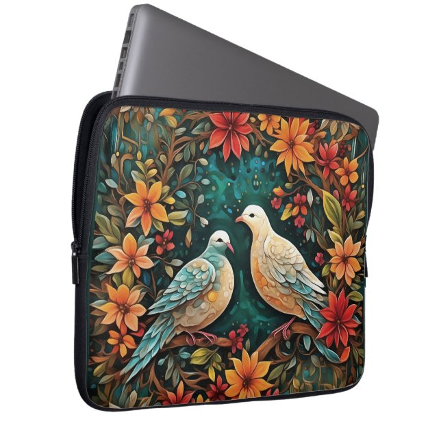 Capa Para Notebook Two Turtle Doves (Frente Esquerda)