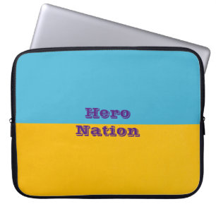 Capa Para Notebook Ucrânia cores Neoprene Bolsa de laptop de 15 poleg