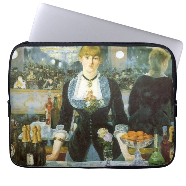 Capa Para Notebook Um Bar no Folies Bergere por Edouard Manet (Frente)
