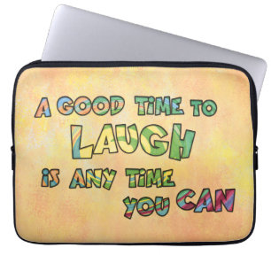 Capa Para Notebook UM BOM TiME PARA RIR É POSSÍVEL