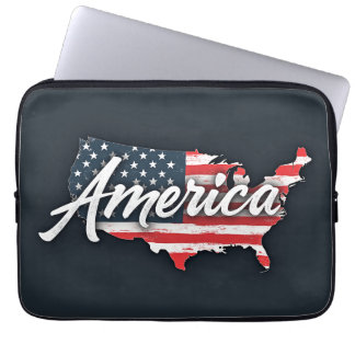 Capa Para Notebook Um caso laptop com a América