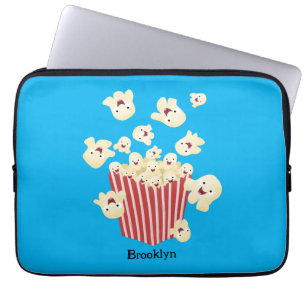 Capa Para Notebook Um desenho animado de pipoca
