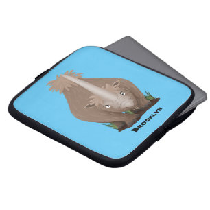 Capa Para Notebook Um desenho animado de Rinoceronte elasmotherium