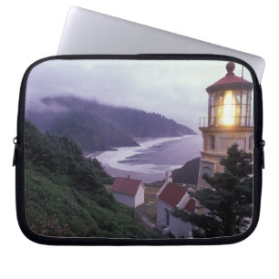 Capa Para Notebook Um dia nebuloso na costa de Oregon no Heceta