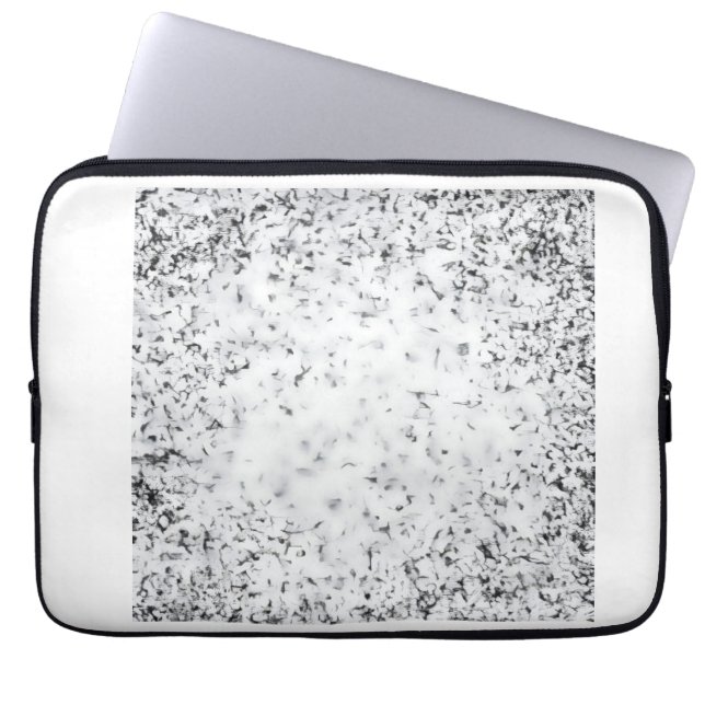 Capa Para Notebook Um fundo de textura granulada a preto e branco (Frente)