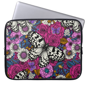 Capa Para Notebook Um jardim II colorido