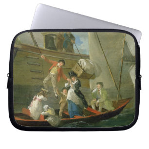 Capa Para Notebook Um marinheiro casado Adieu, c.1800 (óleo no