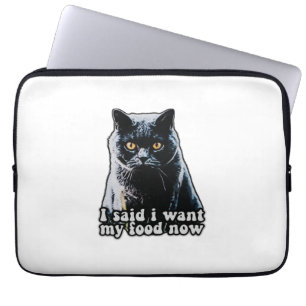 Capa Para Notebook Um meme engraçado de gato ranzinza para donos de g