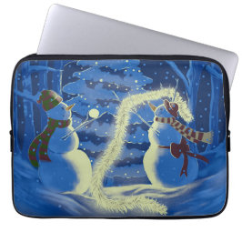 Capa Para Notebook Um Natal de Boneco de Neve