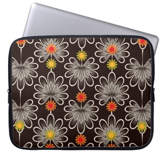 Capa Para Notebook Um ornamento gráfico de padrão contínuo. Na moda
