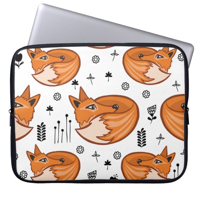 Capa Para Notebook Um padrão escandinavo sem rumo. Crianças em segund (Frente)