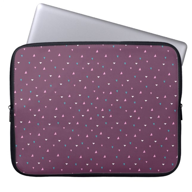 Capa Para Notebook Um padrão fofo moderno com triângulos. Mal-estar (Frente)