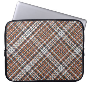 Capa Para Notebook Um padrão inconstante de xadrez de tartan escocês.
