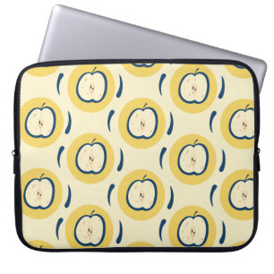 Capa Para Notebook Um padrão perfeito de colheita com maçã. 