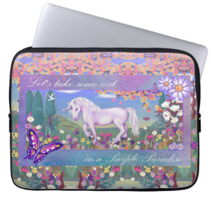 Capa Para Notebook Um paraíso roxo