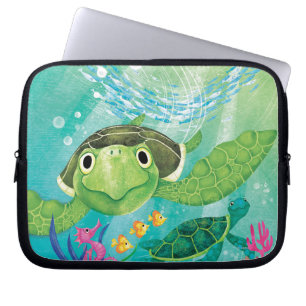 Capa Para Notebook Um salvamento da tartaruga de mar
