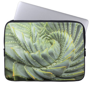 Capa Para Notebook Um Succulent verde & branco