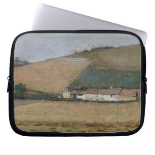 Capa Para Notebook Uma fazenda entre colinas, Giverny, c.1887
