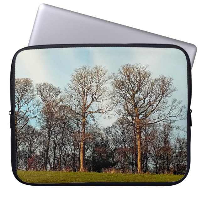 Capa Para Notebook Uma fila de árvores (Frente)