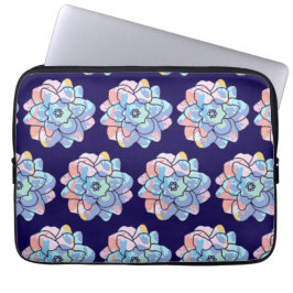 Capa Para Notebook Uma flor feita de manchas de tinta