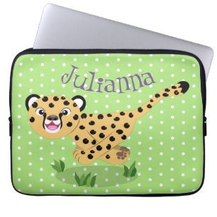 Capa Para Notebook Uma ilustração de desenho animado de um bebê bonit