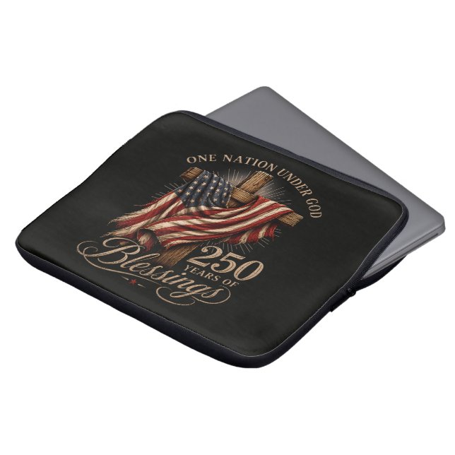 Capa Para Notebook Uma Nação Sob Deus 250 Anos (Frente Topo)