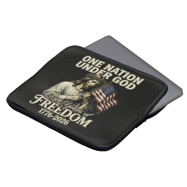 Capa Para Notebook Uma Nação Sob Deus 250 Anos Bênçãos (Frente Topo)