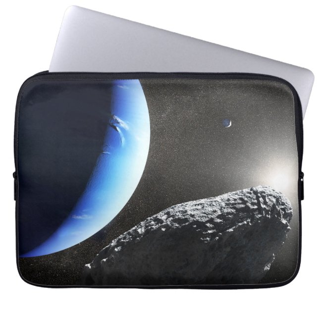 Capa Para Notebook Uma Pequena Lua Hippocamp de Netuno. (Frente)