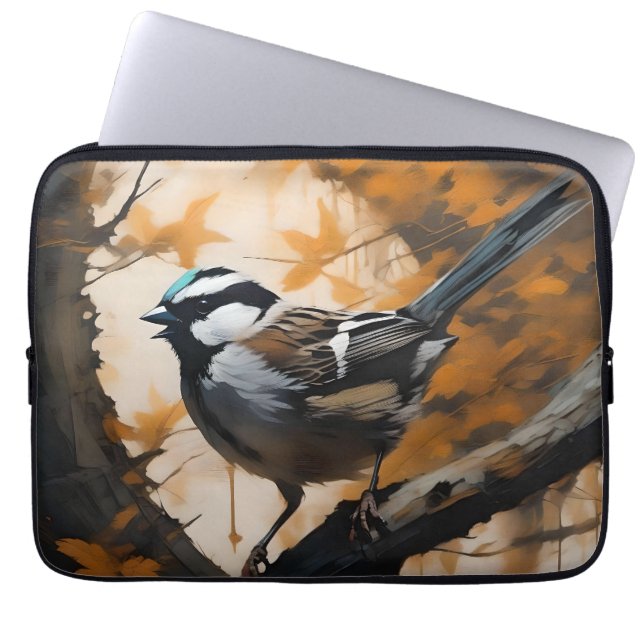 Capa Para Notebook Uma Serenada Robin na Canopia, (Frente)