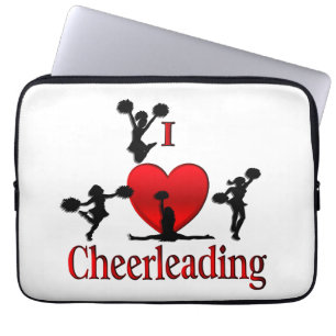 Capa Para Notebook Único I Heart Cheerhead