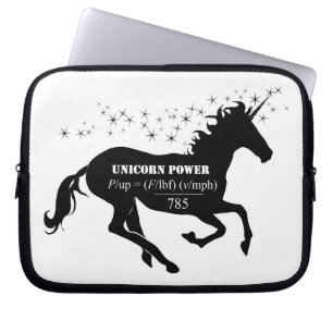 Capa Para Notebook Unicorn Power Falso Math Fórmula Engraçada