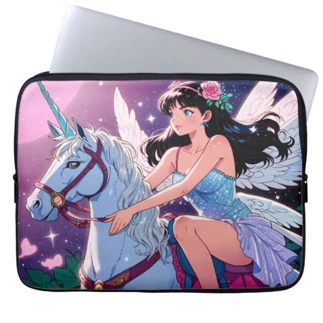 Capa Para Notebook Unicórnio Anime  (Frente)