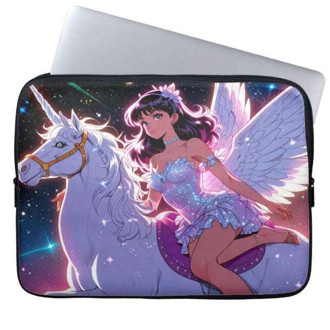 Capa Para Notebook Unicórnio Anime  (Frente)